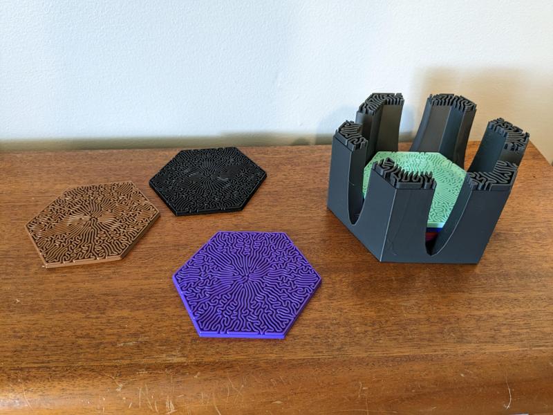 Hexagon Coaster Holder