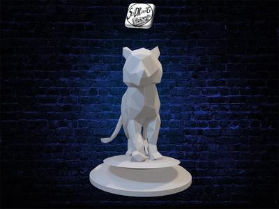 Lion Cub - Low Poly - Bust - Excellent Design - Decor