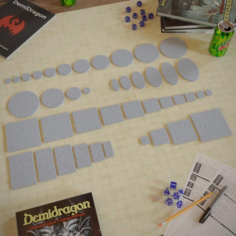 Cobblestone Brick Road Base Set 2