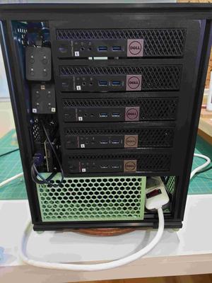 TinyMiniMicro Dell Cluster Case