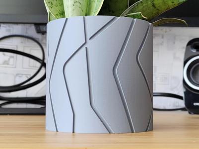 Straw line Plant pot and Planter - Vase mode design