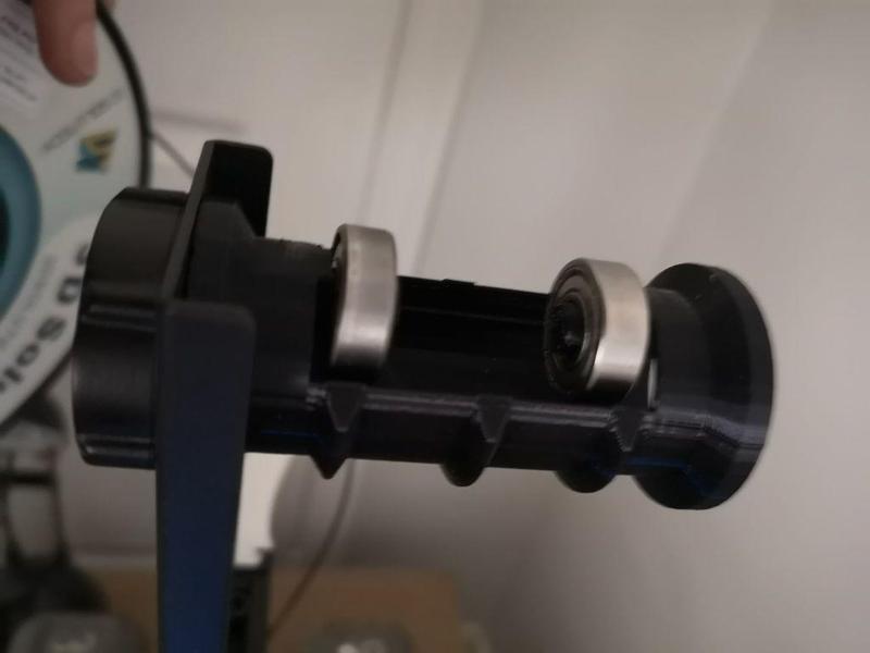 Roller Bearing Spool Holder - Ender 3 608(skateboard)bearing