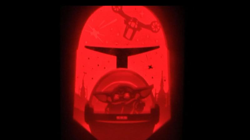 baby yoda lightbox
