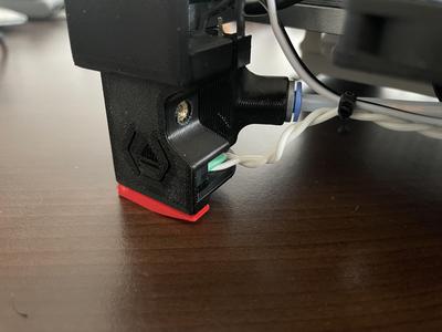 Voron 0.2 foot with button and filament runout sensor