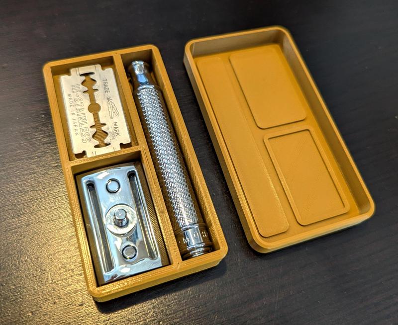 Safety razor box
