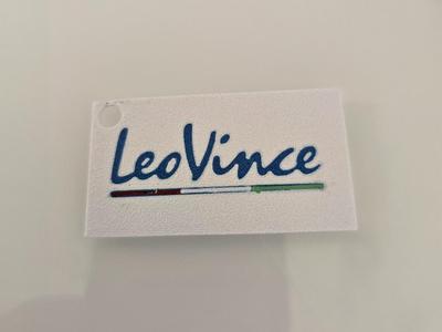 LeoVince Bambino Motorcycle Exhaust Keychain