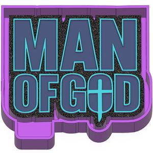 Man Of God Faith Freshie STL Mold Housing