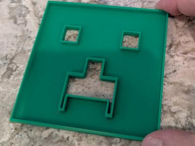 Creeper Cookie Cutter