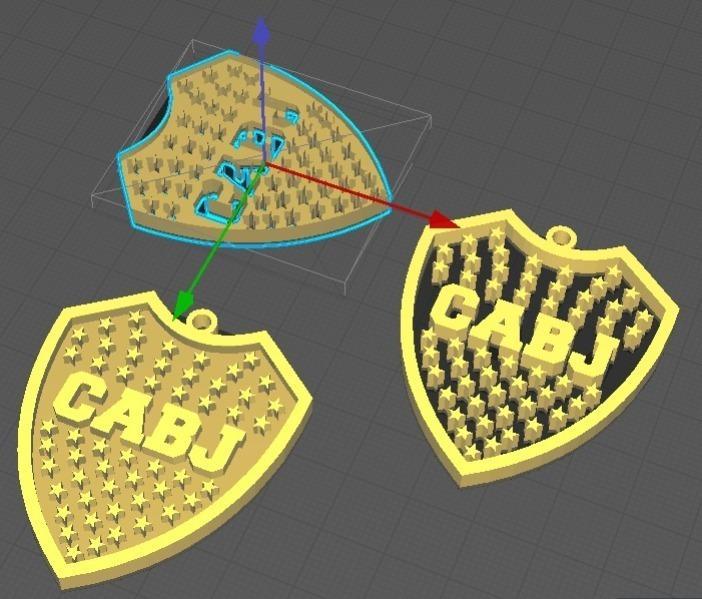 BOCA JUNIORS SHIELD - Double Extruder