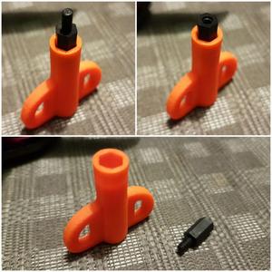 Wrench for M3 nylon spacer/stand-offs