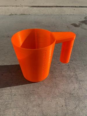 Diatomaceous Earth DE Filter Media Powder Measuring Cup
