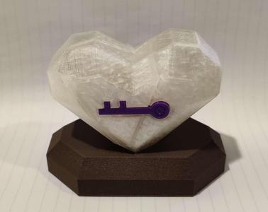 Heart and Key 3d Sliding puzzle