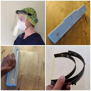 Covid-19 Face Shield For US Three-Hole Punched Transparencies