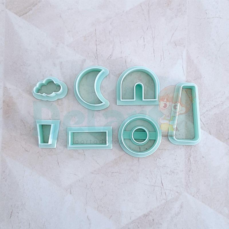 POLYMER CLAY EARRING CUTTER SET