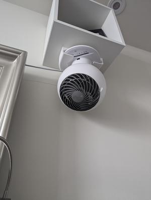Upsidedown WooZoo fan mount