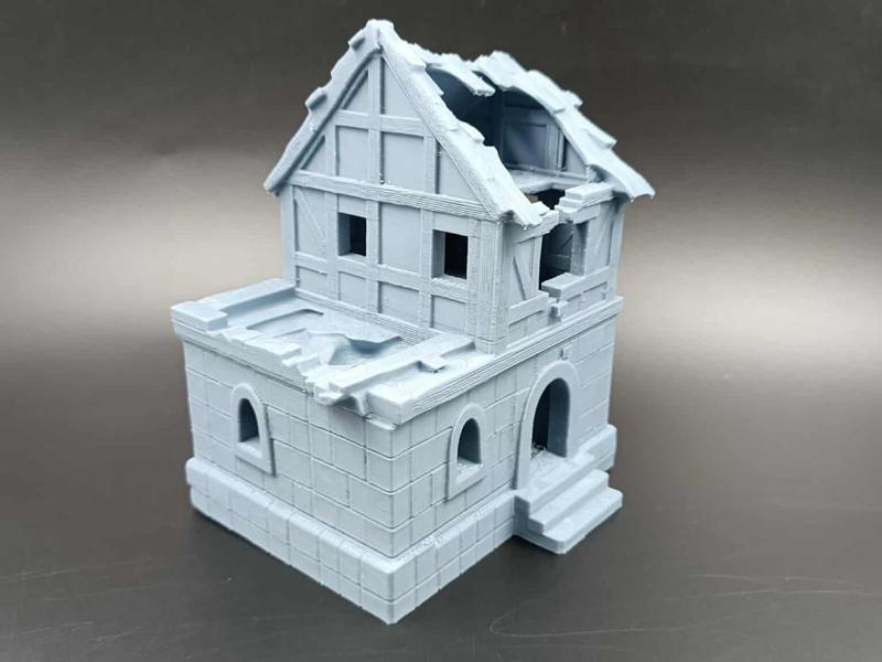 House in Ruins Medieval - RPG - TTRPG - Wargaming
