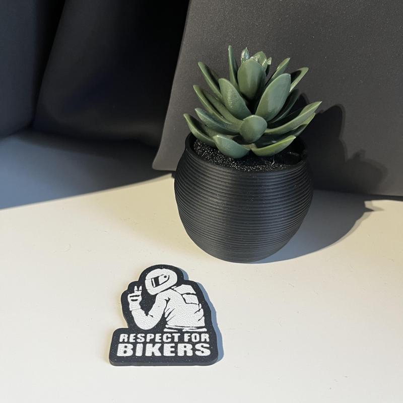 RESPECT FOR BIKERS KEYCHAIN