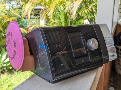 ResMed AirSense 10 CPAP to 3M bayonet filter adapter