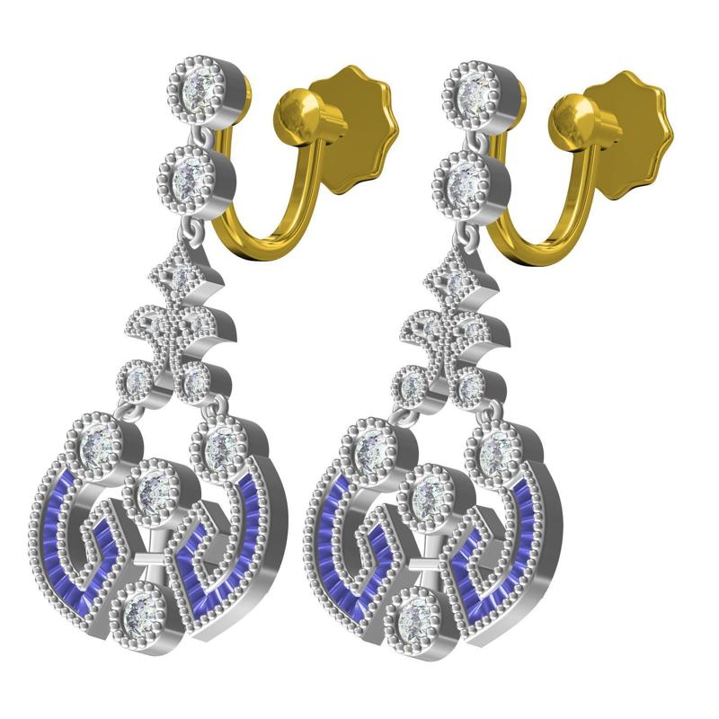 Beautiful Art Deco Style Earring