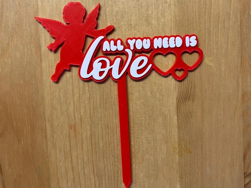 All You Need Is Love Topper