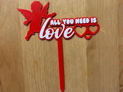 All You Need Is Love Topper