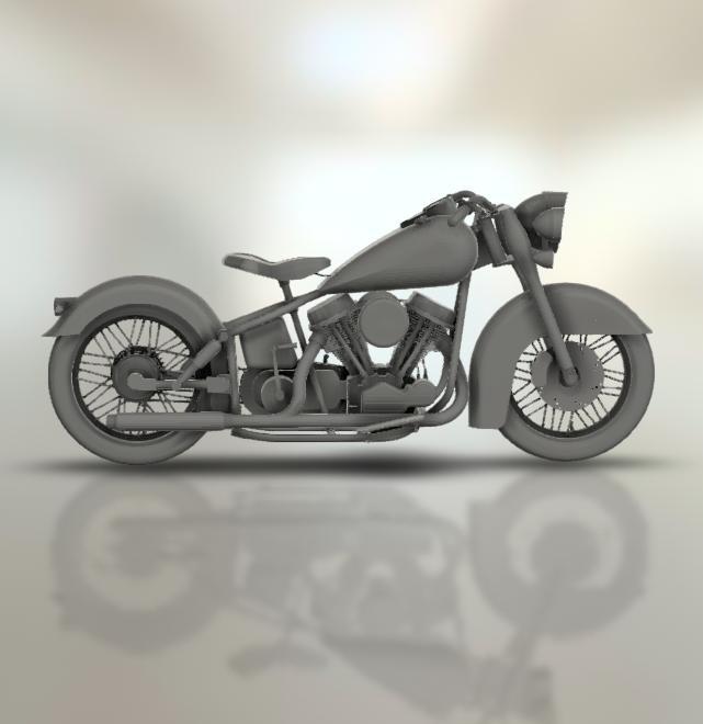 Harley Davidson FLHF Hydra Glide Super Sport 1957