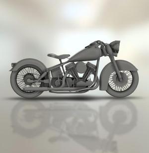 Harley Davidson FLHF Hydra Glide Super Sport 1957