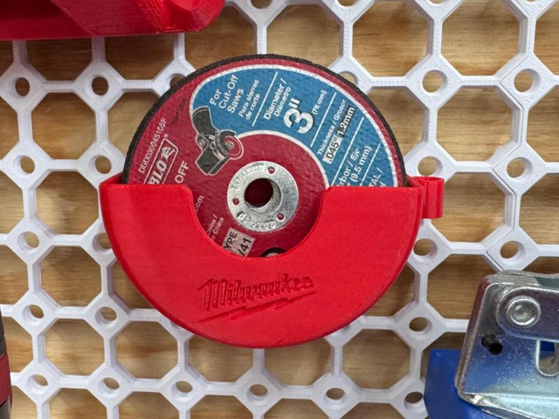 Milwaukee 3inch Cutt Off Wheel Storage Multiboard