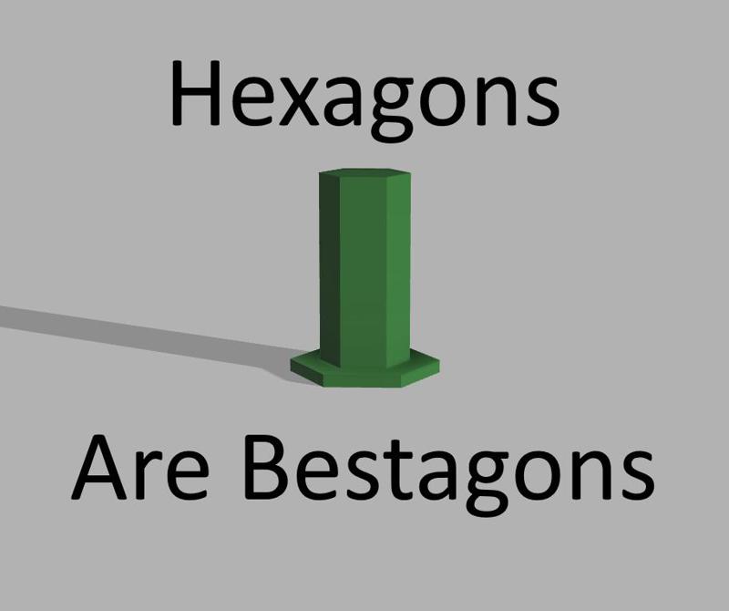 Hexagonal paper towel holder