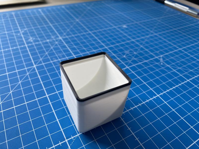 Gridfinity curved lip internal magnet bins