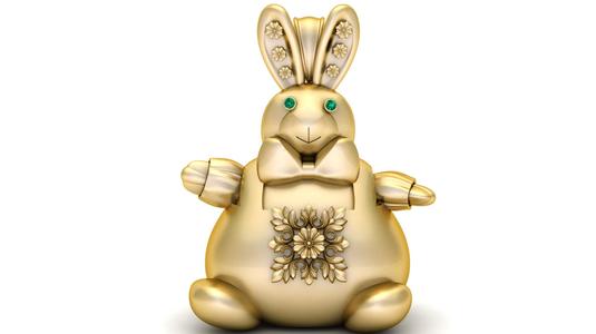 Healthy Rabbit Pendant