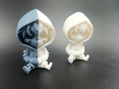 Emo Skeleton Hoodie Figure - NO AMS - Multicolor