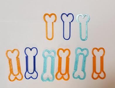 Bone shaped paperclip (with a secret)