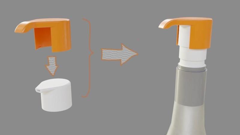Dérivateur pour kit distribution hydro-alcoolique