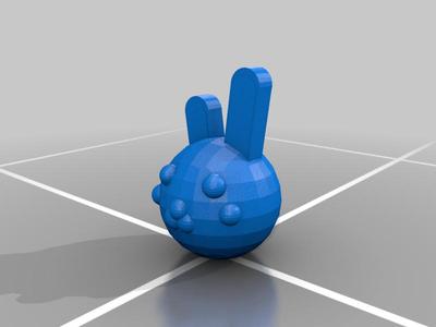 (Piggy) Bunny head (1 Pack)