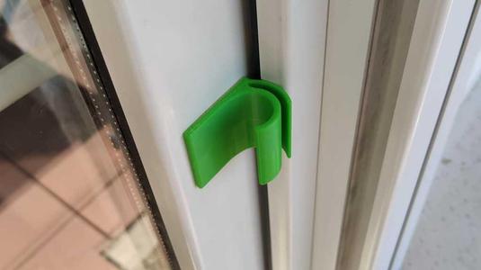 "keep closed" balcony door handle