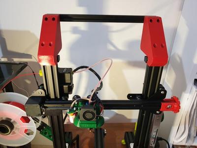 Ender 3 & pro Z axis top bar extender-spacer for DDE kits and linear rail mods (Updated! 06/2021)
