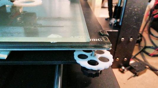 wheels for leveling 3d printers