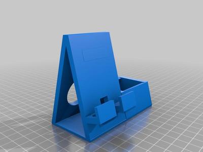 cell phone holder with storage box