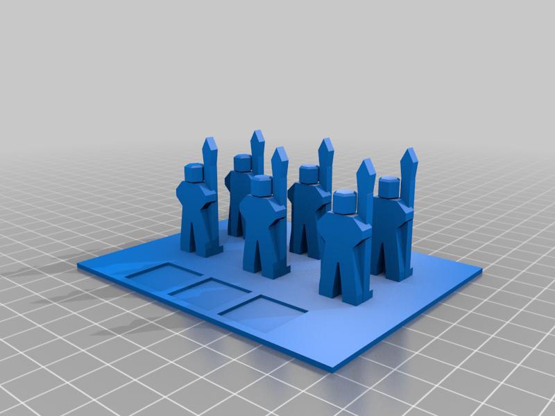 Low Poly Kings of War Basilean Army