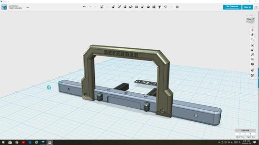trx4 Defender front Bumper