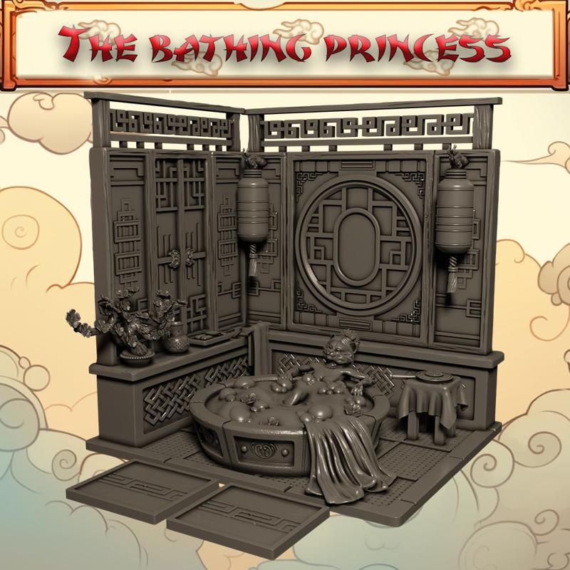 The bathing princess