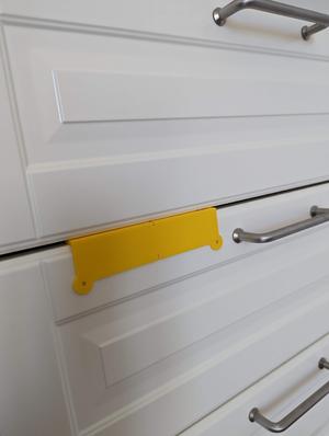 Handles drilling template for Ikea Bodbyn