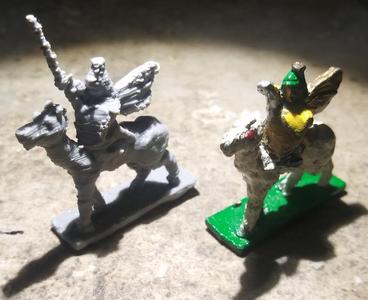 Replica of Ral Partha Mounted Sprite 01-038