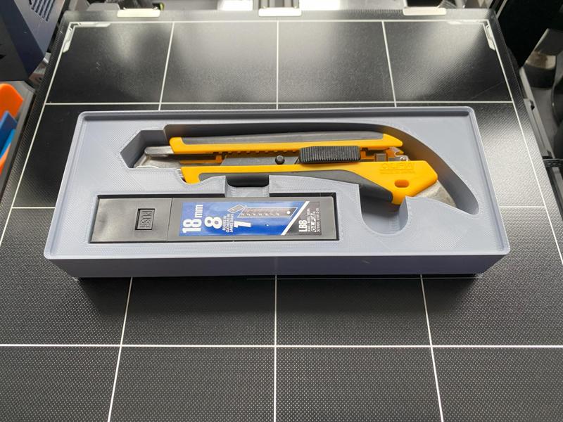 Gridfinity OLFA LA-X Utility Knife and Refill