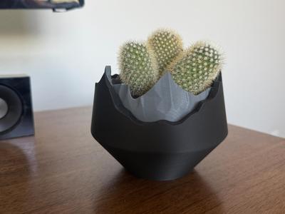 Mountain Themed Planter 
