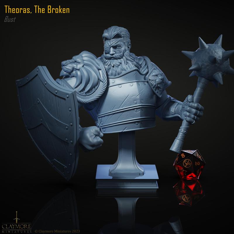 Theoras, the Broken - Bust