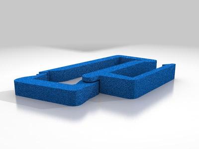 50x20mm wood profile cable holder