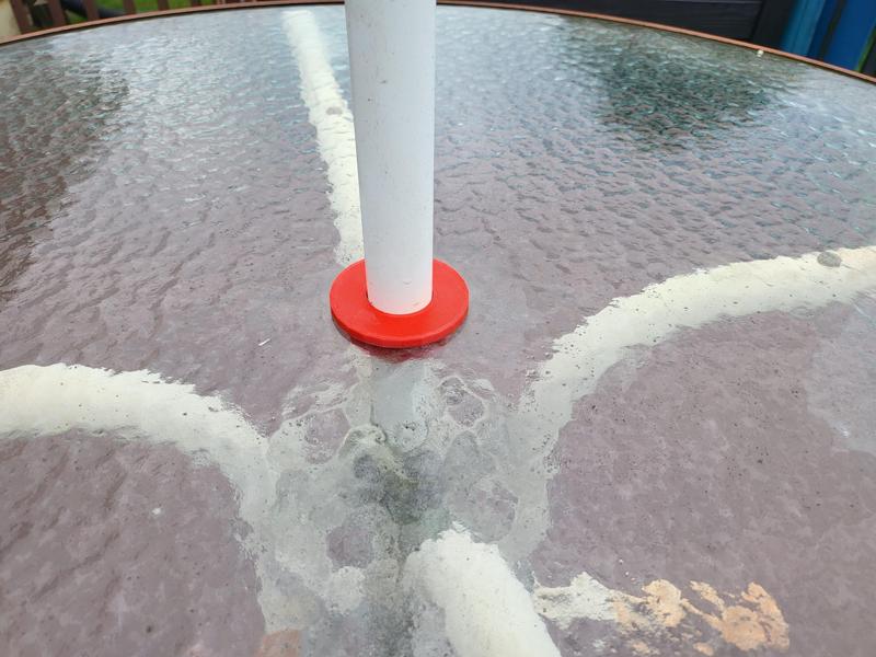 Umbrella holder for table