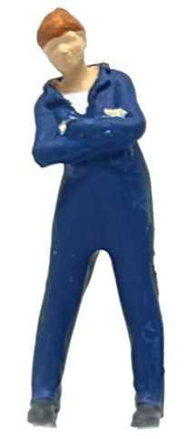 Female locomotive driver (F005-Helena 2) - Resin supported